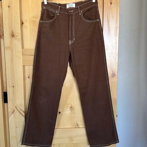 Reformation Cowboy High Rise Straight Jeans